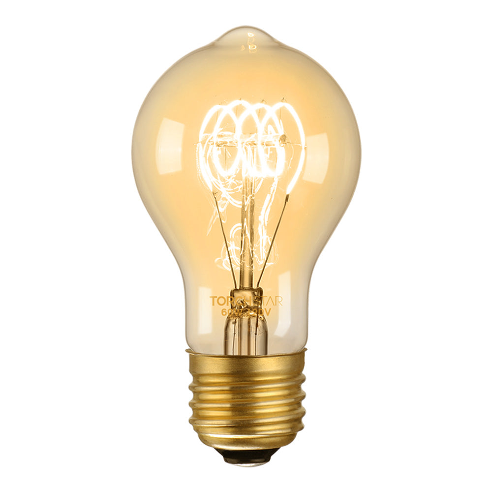 GoldenEra Classic 60W A19 Filament Vintage Bulbs - E26 Base - 2700K Soft White