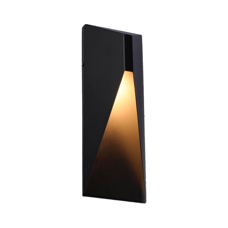 TORCHSTAR Dark Sky Modern Outdoor Wall Light 14 Inch 15W Geometry