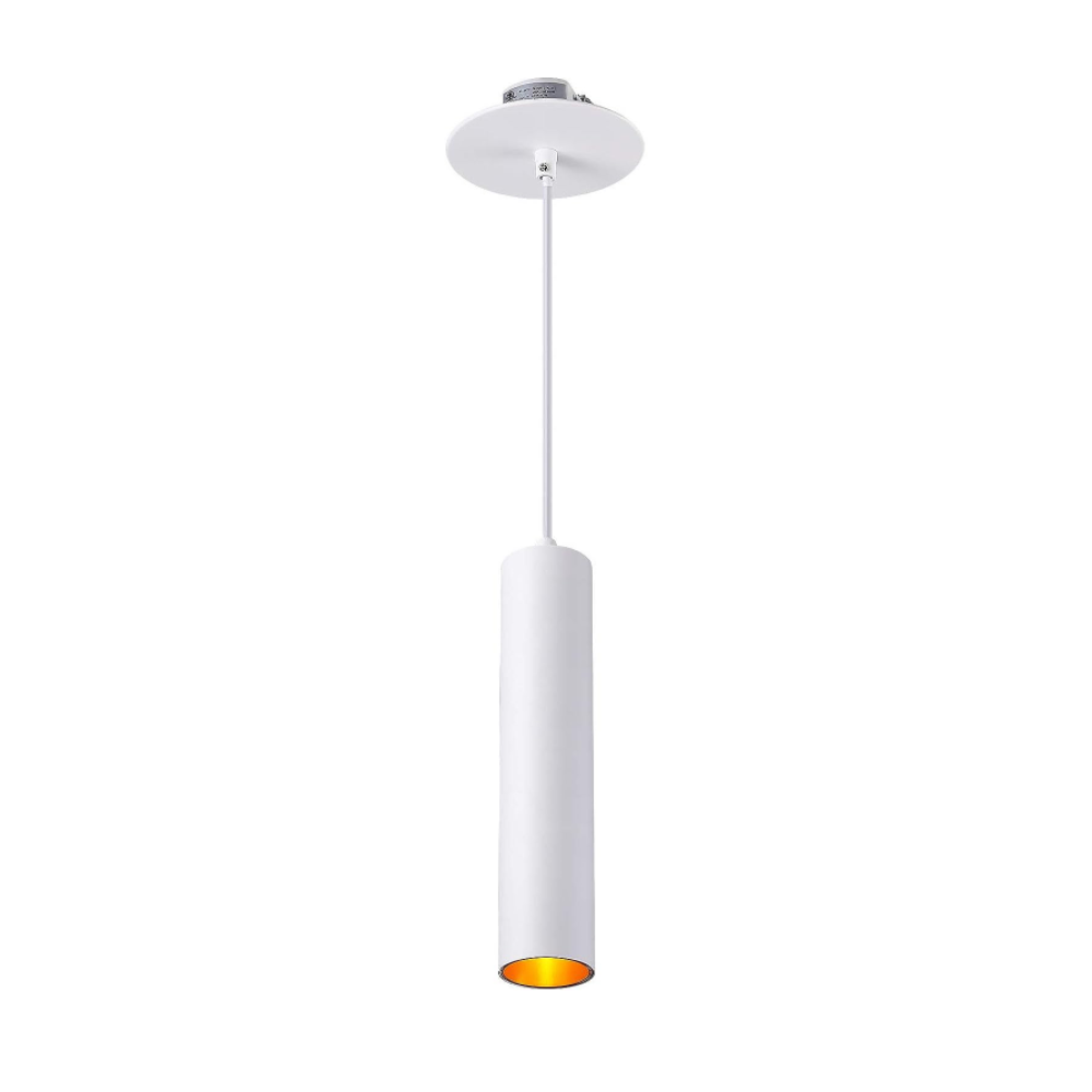 LeonLite TheFloat™ Cylindrical Pendant Light - Matt White