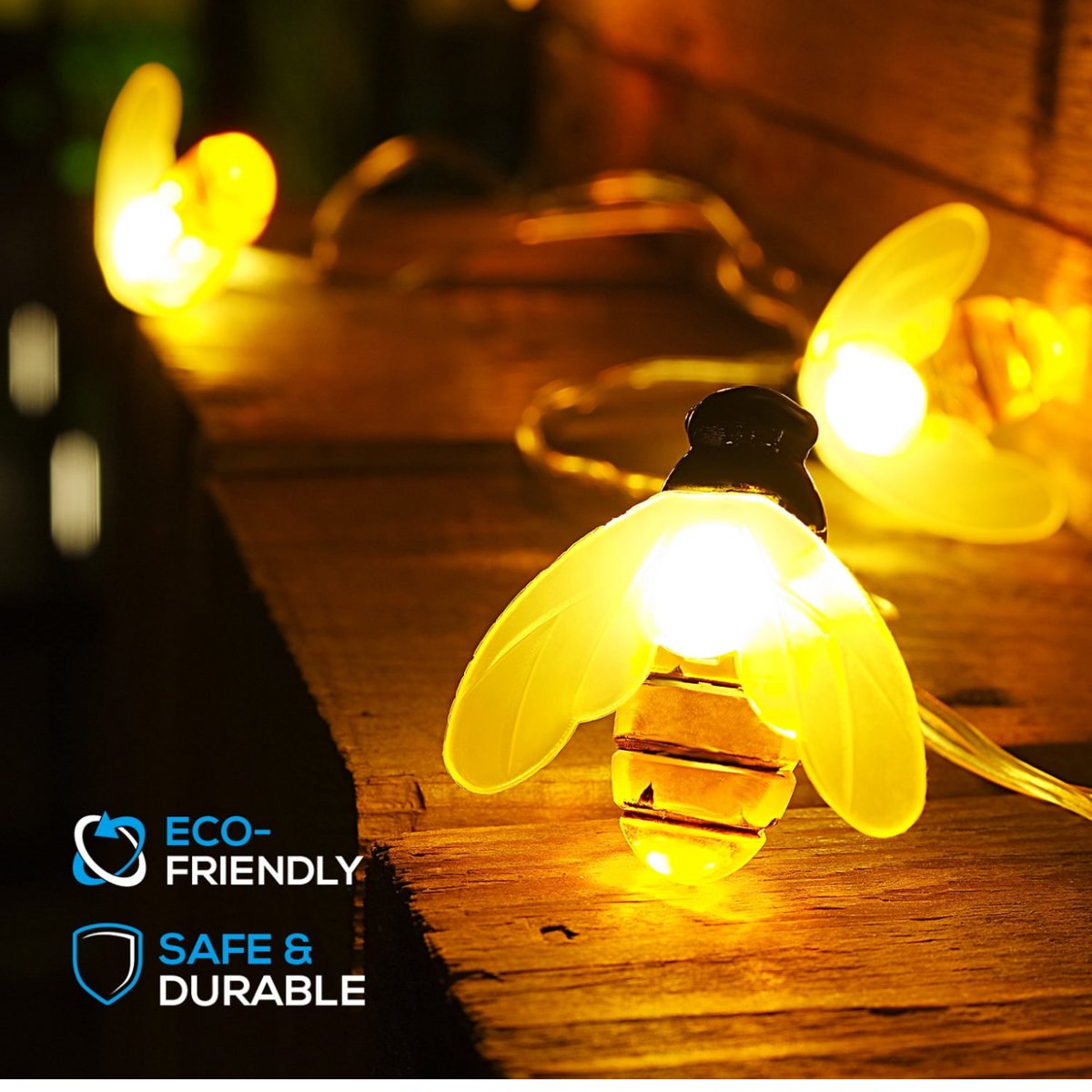 LED Light String, Bee Lights battery Powered