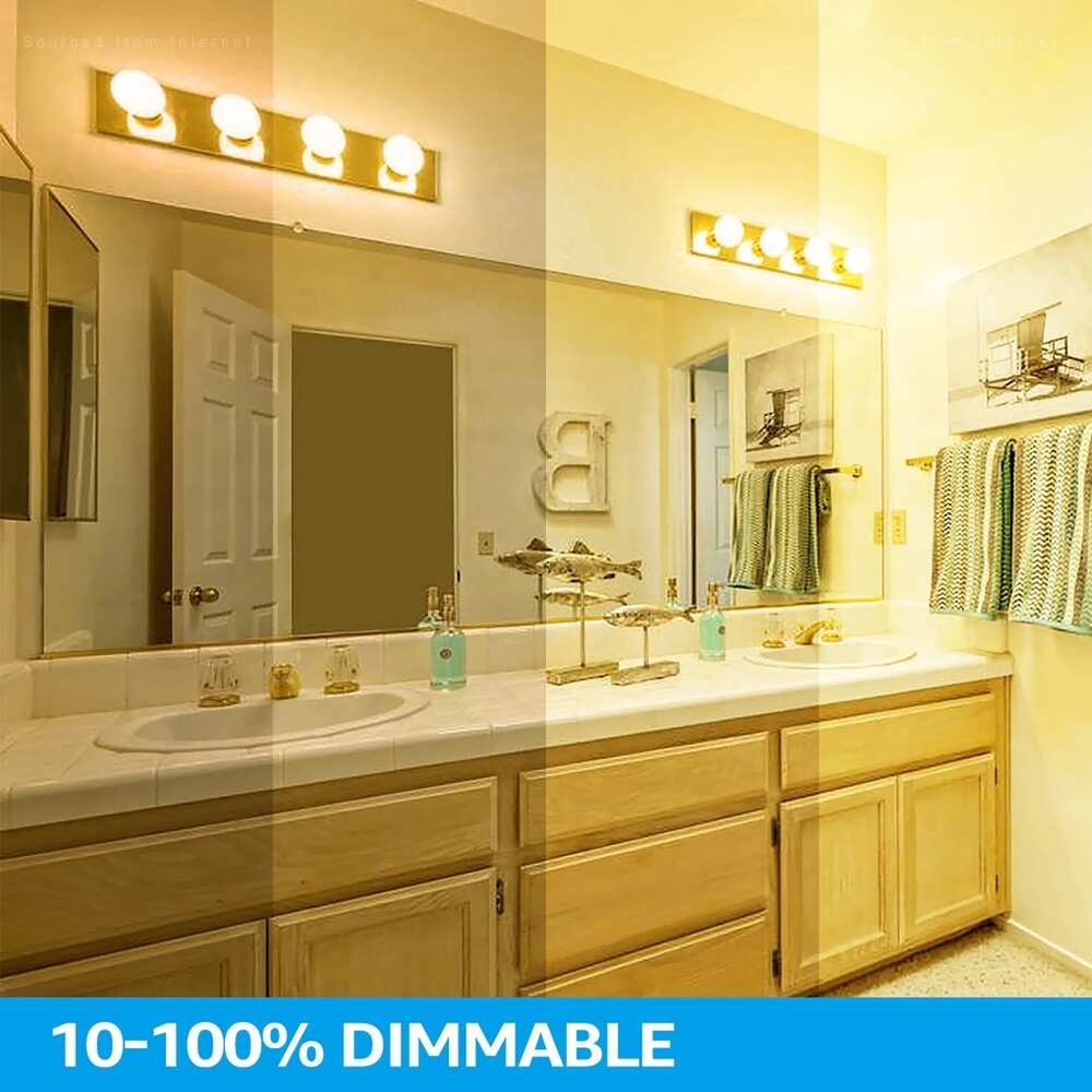 G25 LED Vanity Globe Light Bulbs