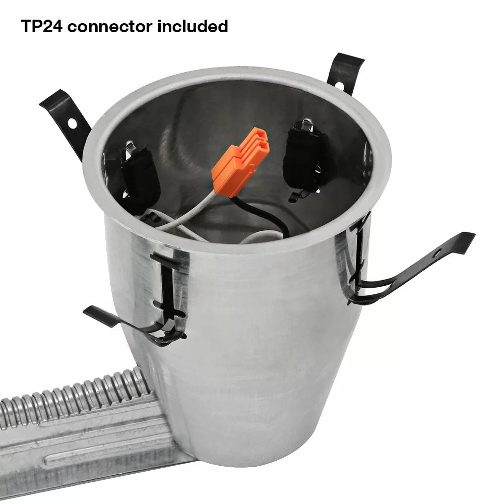 RefineGlow 4" Remodeling Recessed Light Housing - TP24 Connector