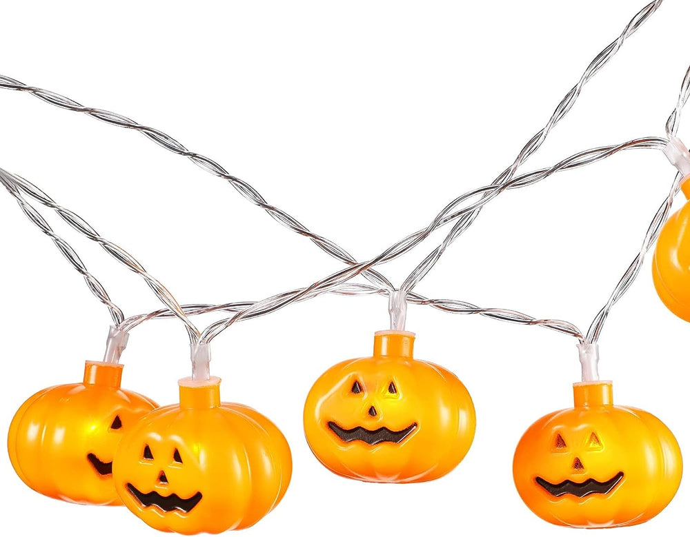 WispWonders Halloween Pumpkin Head - Battery Powered