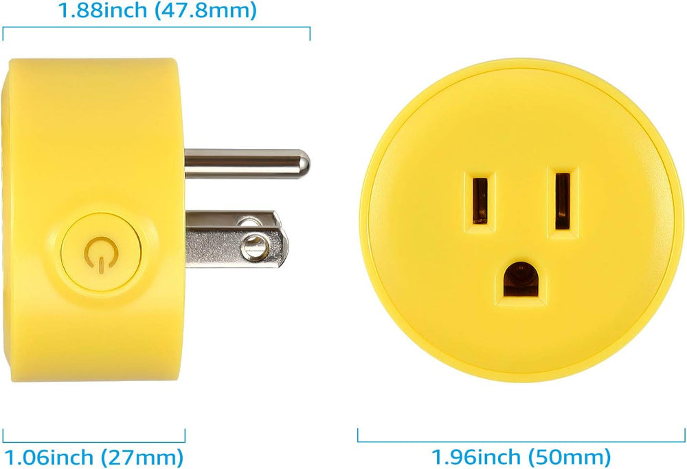 LITEdge Wifi Smart Plug - Alexa & Google Assistant Compatible (Tuya) - Ship from US