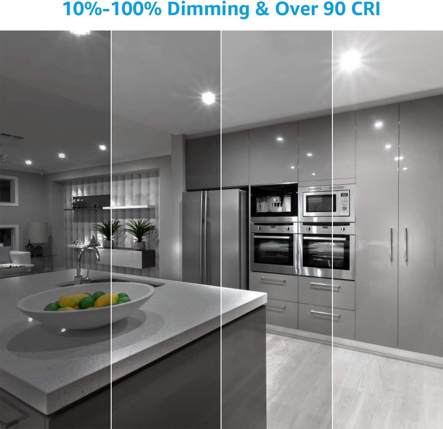 TORCHSTAR 6" Remodeling Glare-Free LED Recessed Light Kit