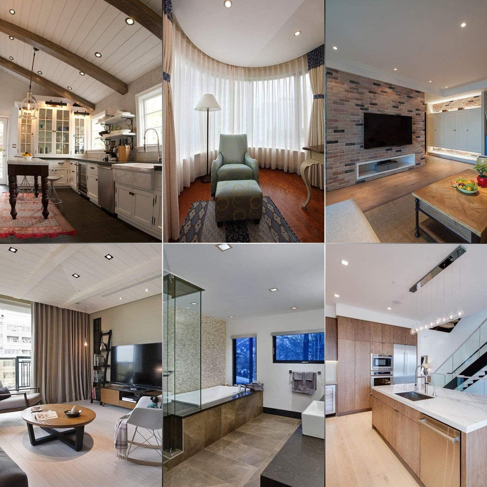 StyleFlex 4" Trim-interchangable LED Recessed Light - 10W - Single CCT