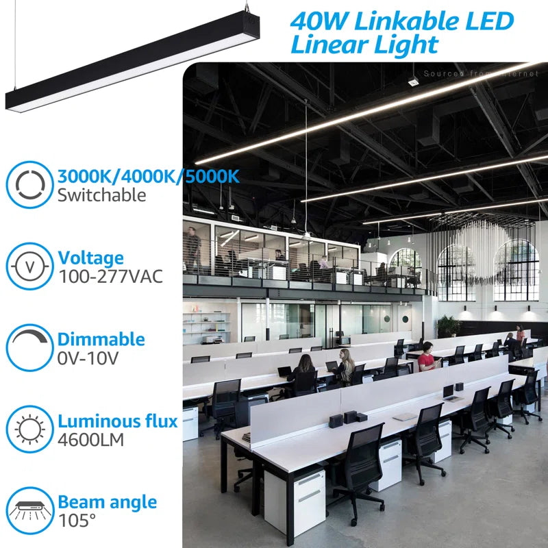 TORCHSTAR LED Linkable Architectural Linear Light - 277V Compatible - 3CCT