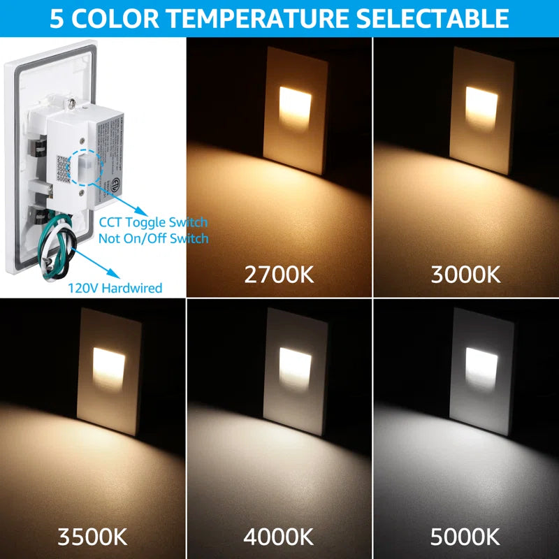 Pro 120V Upright Gradience Step & Deck Light - Adjustable Color Temperature