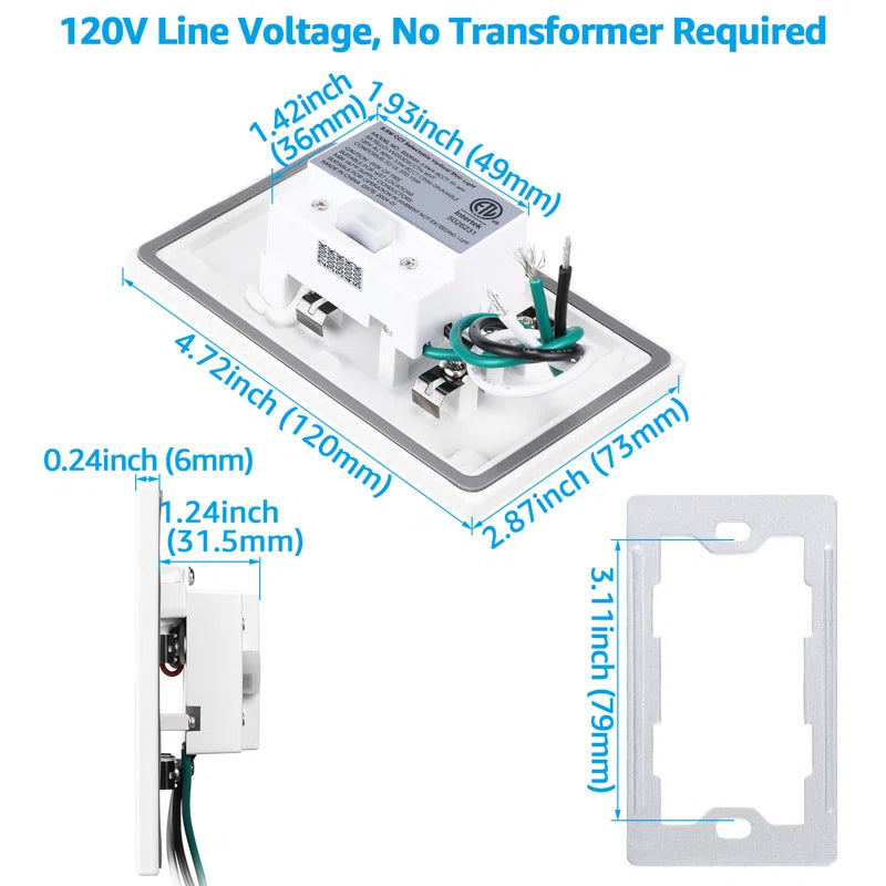 Pro 120V Upright Gradience Step & Deck Light - Adjustable Color Temperature