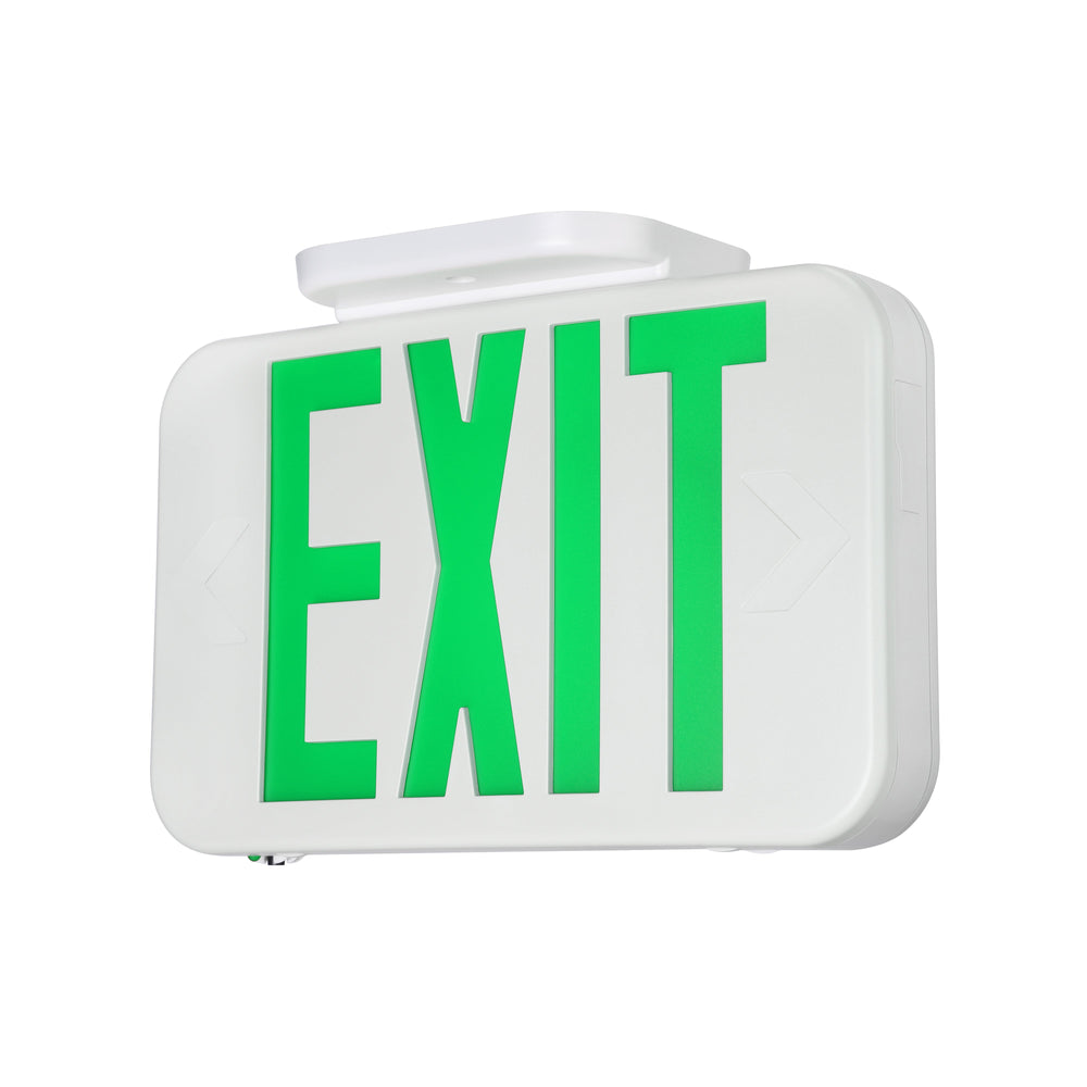 LitSafe Indoor Exit Sign - Green Letters