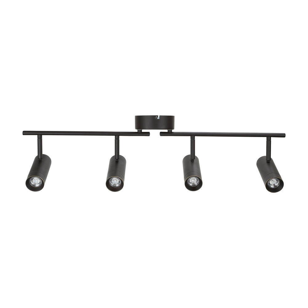 LeonLite theBeam 4-Heads LED Ceiling Spot Lights - Black - 3000K