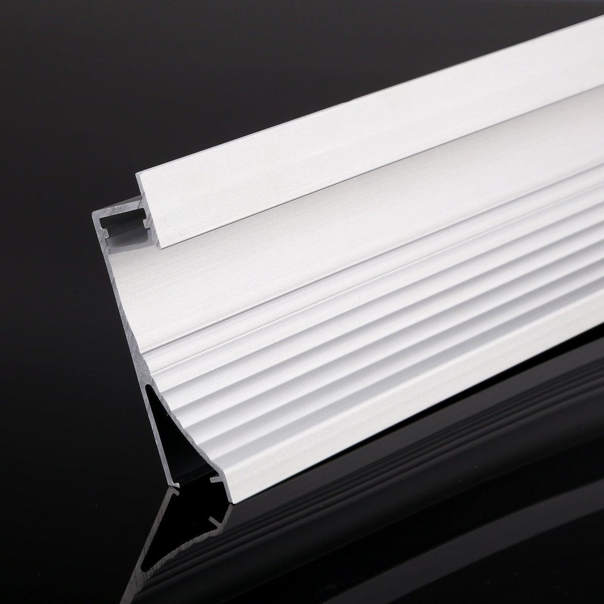 TORCHSTAR 3.3ft Molding-Style Aluminum LED Strip Channel with Frosted Diffuser