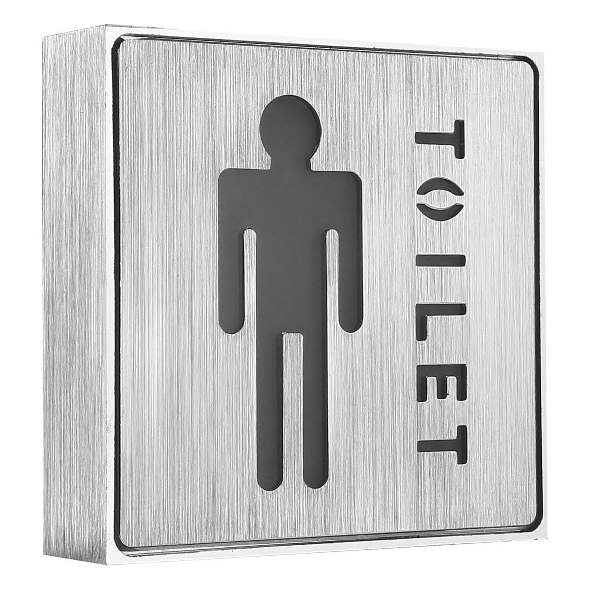 TORCHSTAR 4.3-Inch LED Men's Restroom Sign - Blue