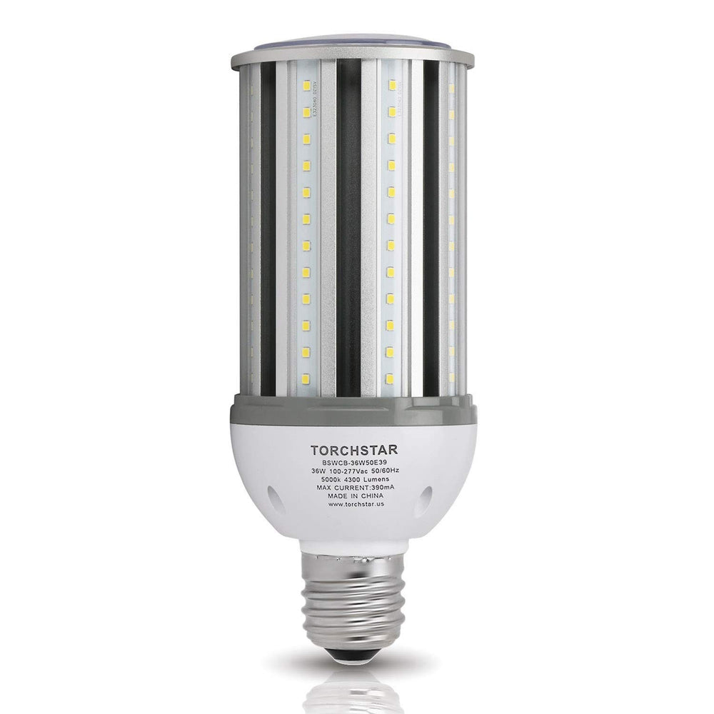 TORCHSTAR E39 LED Corn Bulb - 36W - 4300LM - 5000K Daylight