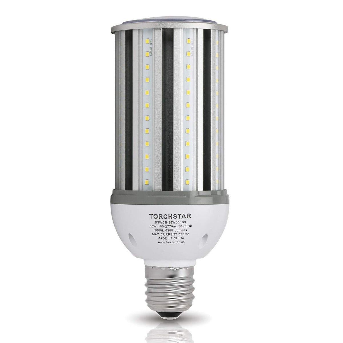 TORCHSTAR E39 LED Corn Bulb - 36W - 4300LM - 5000K Daylight