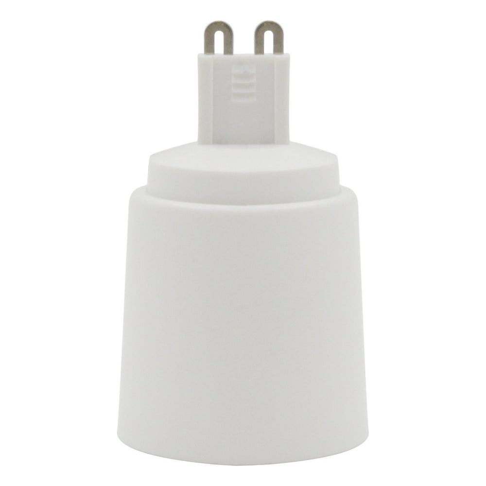 TORCHSTAR G9-to-E26/E27 Light Bulb Socket Adapter - White