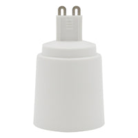 TORCHSTAR G9-to-E26/E27 Light Bulb Socket Adapter - White