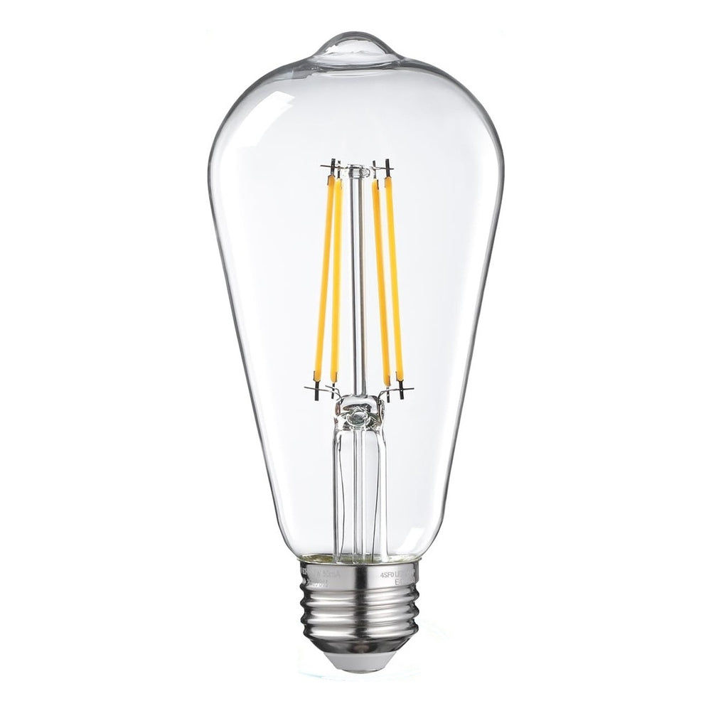 TORCHSTAR ST19 Clear LED Vintage Filament Bulb - 7W - 2700K Soft White