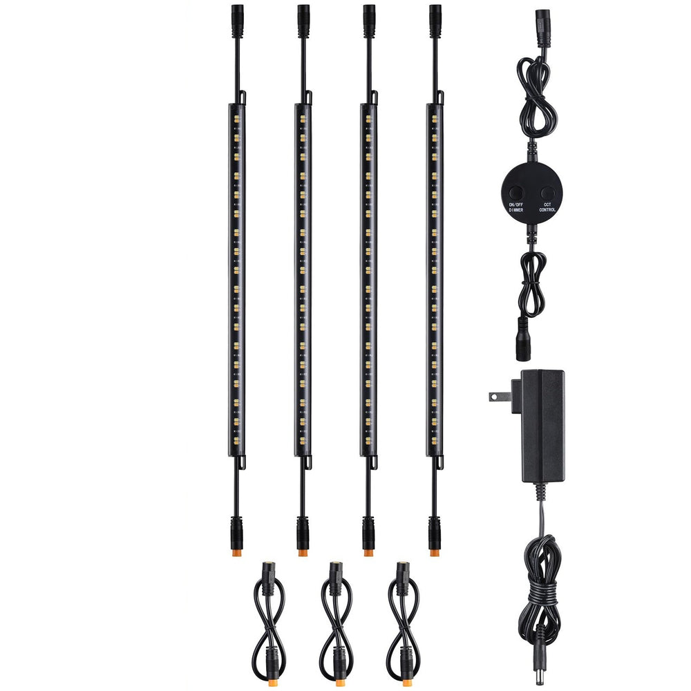 TORCHSTAR® VaultGuardian™ 6-Bar 12-Inch LED Gun Safe Lighting Kit - Rocker Switch - 5CCT