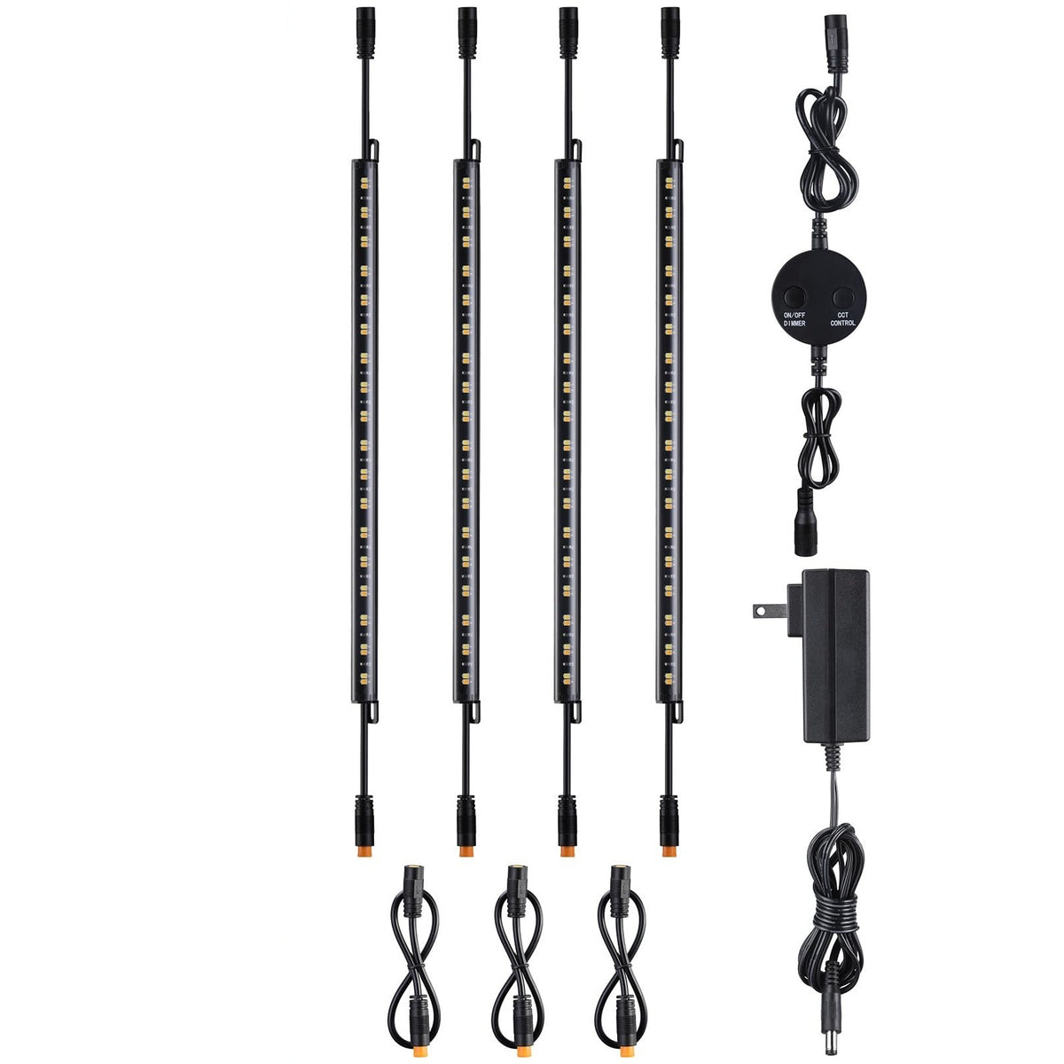 TORCHSTAR® VaultGuardian™ 6-Bar 12-Inch LED Gun Safe Lighting Kit - Rocker Switch - 5CCT