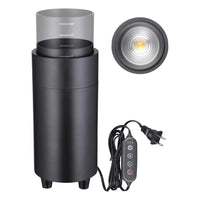 TORCHSTAR Zoomable LED Floor Uplight with Inline Timer - 15W - 5CCT Black