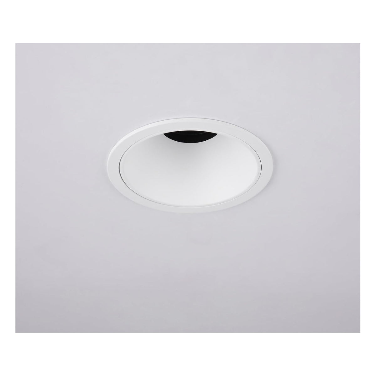 TORCHSTAR 4-Inch Narrow-Trim Deep Anti-Glare LED Recessed Light with J-Box - 12W - 5CCT White