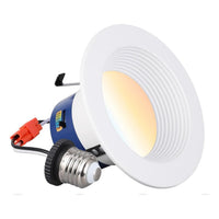 TORCHSTAR 6-Inch Deep Baffle LED Retrofit Downlight - 6CCT Dim-to-Warm White