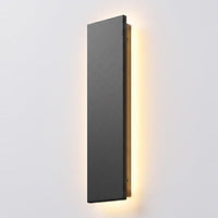 TORCHSTAR 20 Inch Linear LED Back-Lit Outdoor Wall Light - 18W - 5CCT - Black