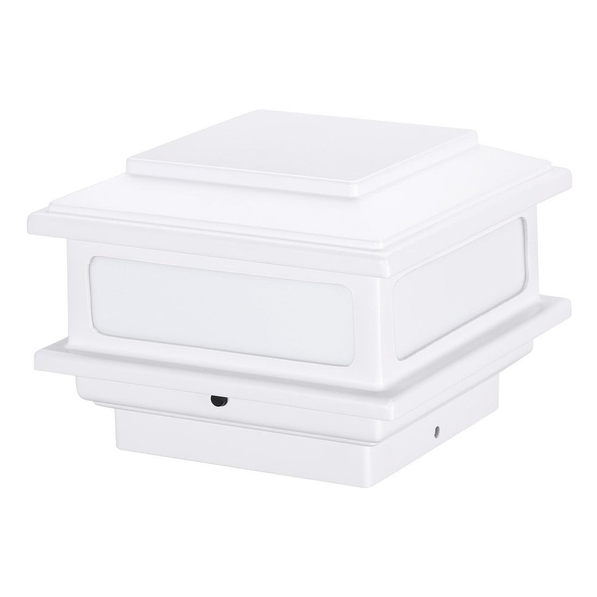 TORCHSTAR 4 Inch Flat Top LED Low Voltage Post Cap Light - 5W - 5CCT - White