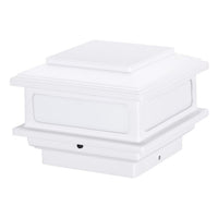 TORCHSTAR 4 Inch Flat Top LED Low Voltage Post Cap Light - 5W - 5CCT - White