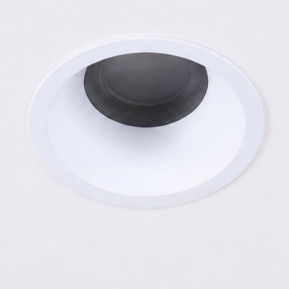 TORCHSTAR 4-Inch Wet-Rated Narrow-Trim LED Recessed Light with J-Box - 12W - 5CCT White