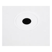 TORCHSTAR 4-Inch Round Pinhole Deep Anti-Glare LED Recessed Light with J-Box - 12W - 5CCT White