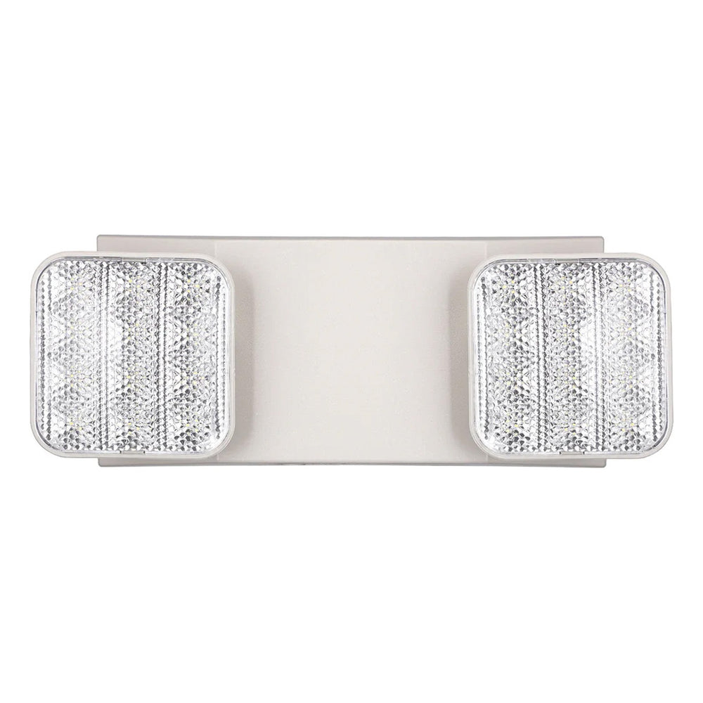 TORCHSTAR Adjustable Dual-Head LED Emergency Light with Battery Backup - 2W - White
