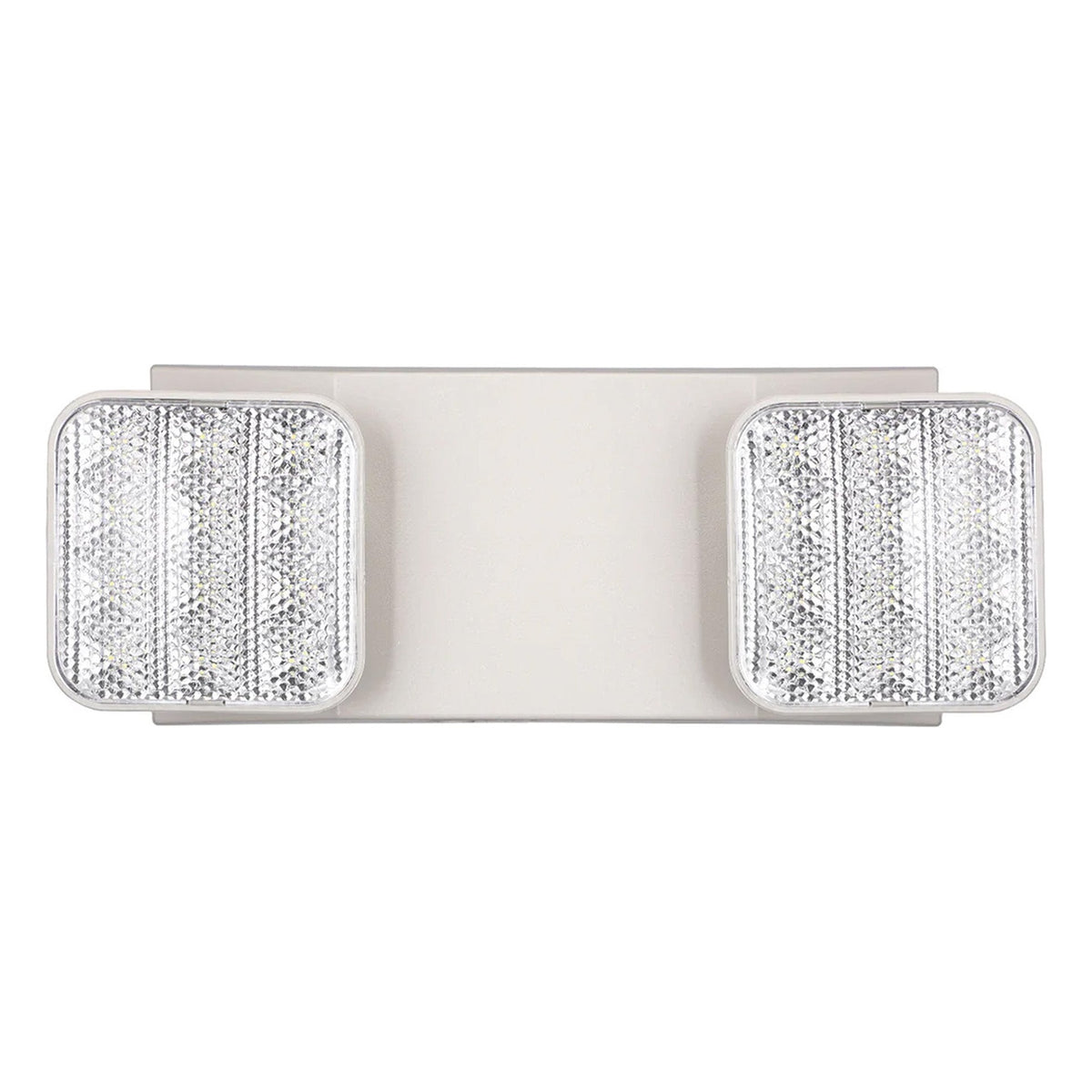 TORCHSTAR Adjustable Dual-Head LED Emergency Light with Battery Backup - 2W - White