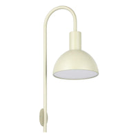 TORCHSTAR Plug-In E26 Wall Sconce with Curved Arm - Green