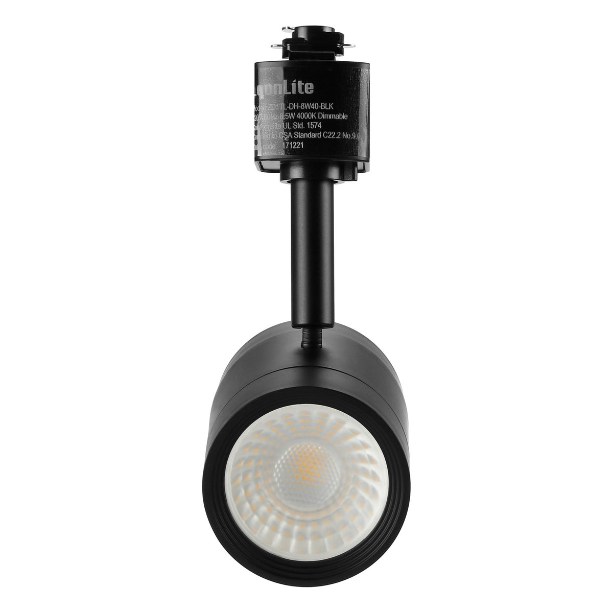 Vector™ Flood 8.5W LED Track Light - Black - 4000K