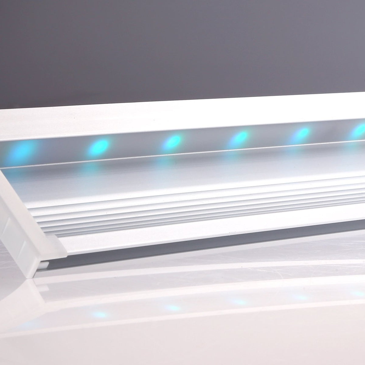 TORCHSTAR 3.3ft Molding-Style Aluminum LED Strip Channel with Frosted Diffuser