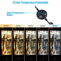 TORCHSTAR® VaultGuardian™ 6-Bar 12-Inch LED Gun Safe Lighting Kit - Rocker Switch - 5CCT