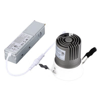 TORCHSTAR 3-Inch Slot Aperture Adjustable LED Recessed Spotlight with J-Box - 10W - 5CCT White