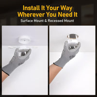 TORCHSTAR Round Dual-Mount LED Puck Light - 5W - 5CCT White