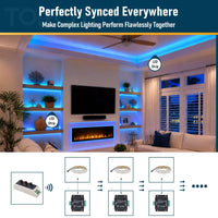 TORCHSTAR RGB PWM LED Strip Signal Amplifier - 5-24V DC - 6A/Channel