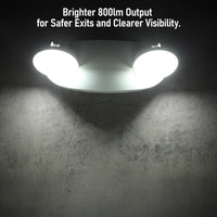TORCHSTAR High-Output LED Emergency Light with Battery Backup - 800LM - White