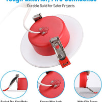 TORCHSTAR 4-Inch Adjustable Gimbal 2-Hour Fire-Rated LED Recessed Light with J-Box - 9W - 5CCT White