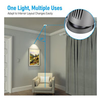 TORCHSTAR 4-Inch Narrow-Trim Deep Anti-Glare LED Recessed Light with J-Box - 12W - 5CCT White