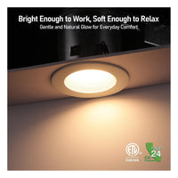 TORCHSTAR 6-Inch Deep Baffle LED Retrofit Downlight - 6CCT Dim-to-Warm White