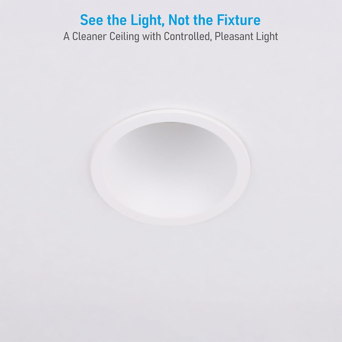 TORCHSTAR 2-Inch Ultra-Deep Anti-Glare LED Recessed Light with J-Box - 9W - 5CCT White