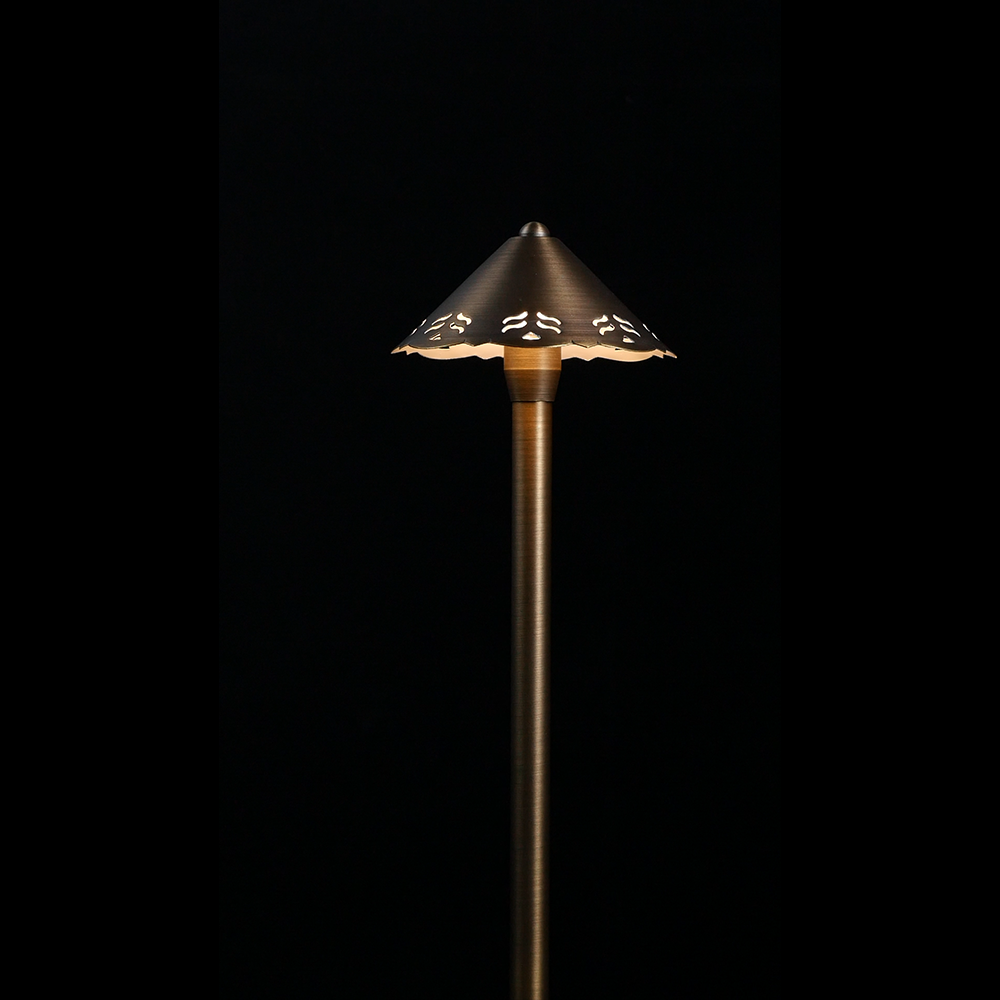 Premium USDL-H 22.5" Brass Path Lights - Lamp Ready