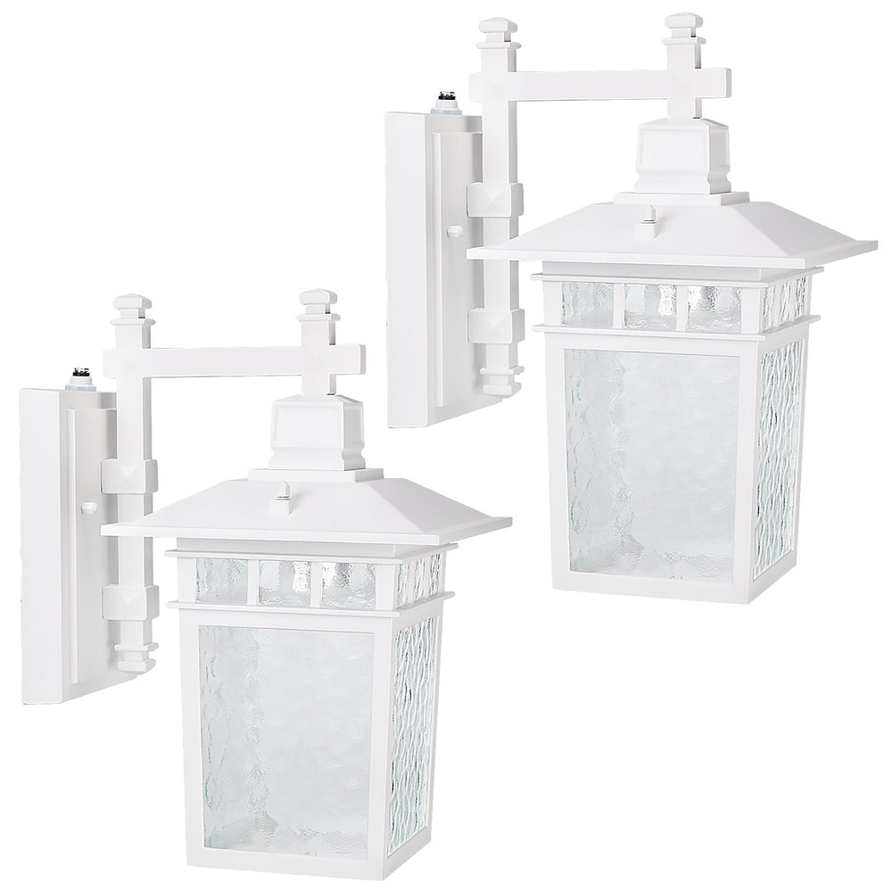 Pavilien™ 12" Dusk-to-Dawn Wall Lantern - White