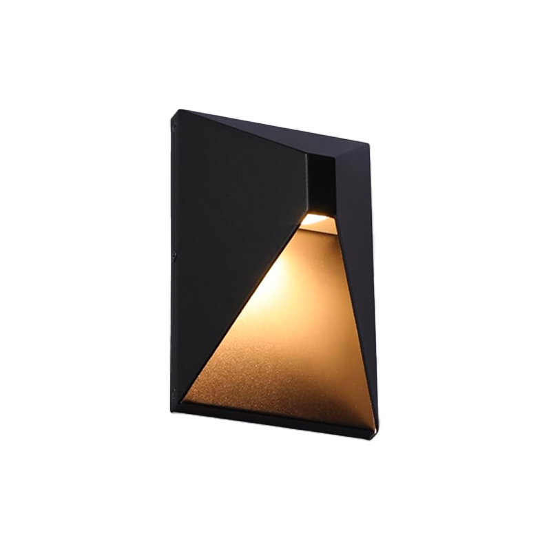 Noir Geometry™ Outdoor Wall Light - 8" 12W with 5CCT