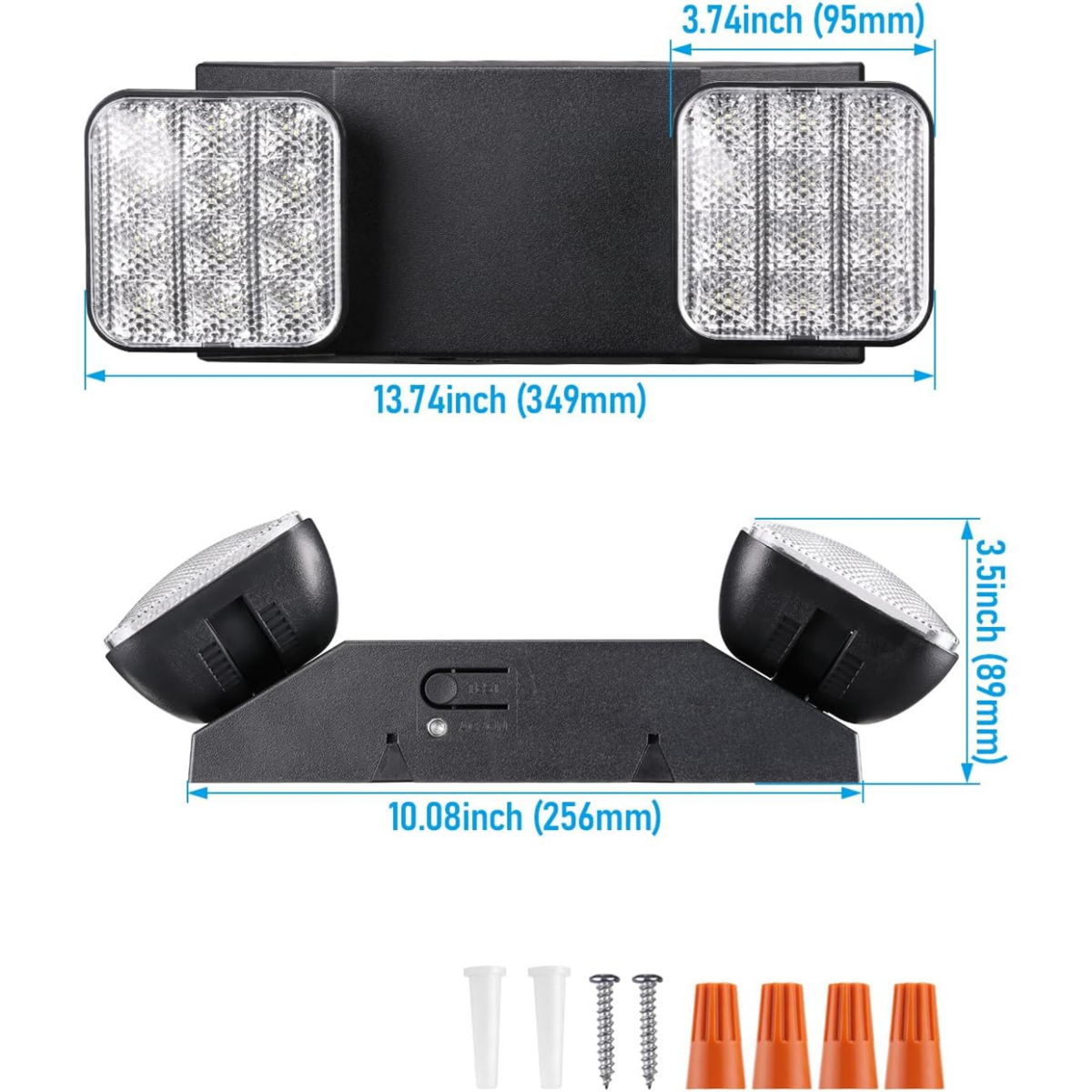 TORCHSTAR LED Emergency Lights - Emergency Lighting with Battery Backup